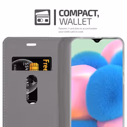 Cadorabo Case for Samsung Galaxy A50 4G / A50s / A30s Cover Book Wallet Protection PU Leather Flip Magnetic Etui - DARK BLUE BLACK