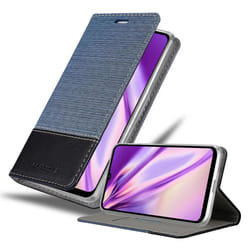 Cadorabo Case for Samsung Galaxy A32 5G Cover Book Wallet Protection PU Leather Flip Magnetic Etui - DARK BLUE BLACK