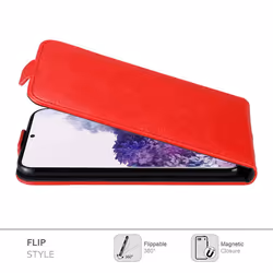Cadorabo DE-153406 mobile phone case 17 cm (6.7") Flip case Red