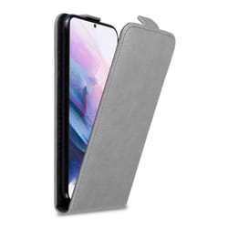 Cadorabo Flip Case for Samsung Galaxy S21 PLUS Cover Book Wallet Protection PU Leather Magnetic Etui - TITANIUM GREY