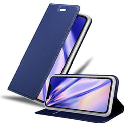 Cadorabo Case for Apple iPhone 11 PRO Cover Book Wallet Protection PU Leather Flip Magnetic Etui - CLASSY DARK BLUE