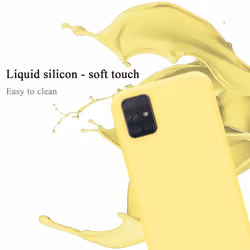 Cadorabo DE-153609 mobile phone case 17 cm (6.7") Cover Yellow