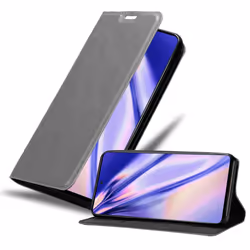 Cadorabo Case for Samsung Galaxy A51 4G / M40s Cover Book Wallet Protection PU Leather Flip Magnetic Etui - TITANIUM GREY