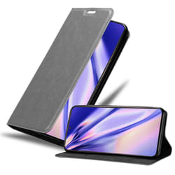 Cadorabo Case for Samsung Galaxy S21 5G Cover Book Wallet Protection PU Leather Flip Magnetic Etui - TITANIUM GREY