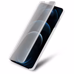 Cadorabo Case for Apple iPhone 13 MINI Cover Book Wallet Protection PU Leather Flip Magnetic Smart View Etui - Silver