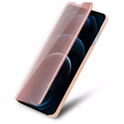 Cadorabo Case for Apple iPhone 13 MINI Cover Book Wallet Protection PU Leather Flip Magnetic Smart View Etui - Pink
