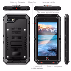 Cadorabo Case for Apple iPhone 8 Cover Protection 360 Tough Heavy Duty Shockproof Back Case