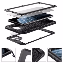 Cadorabo Case for Apple iPhone 11 PRO Cover Protection 360 Tough Heavy Duty Shockproof Back Case
