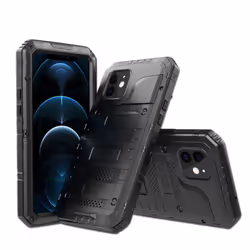 Cadorabo Case for Apple iPhone 12 Cover Protection 360 Tough Heavy Duty Shockproof Back Case