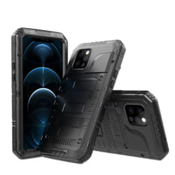 Cadorabo Case for Apple iPhone 12 PRO Cover Protection 360 Tough Heavy Duty Shockproof Back Case