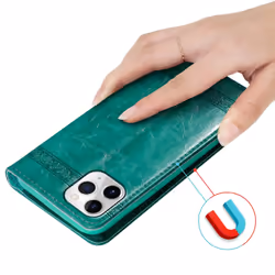Cadorabo DE-154394 mobile phone case 14.7 cm (5.8") Flip case Green
