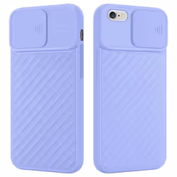 Cadorabo case for Apple iPhone 6 / 6S TPU silicone cover camera protection Display Saver Display Protection - Purple