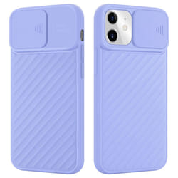 Cadorabo case for Apple iPhone 11 TPU silicone cover camera protection Display Saver Display Protection - Purple