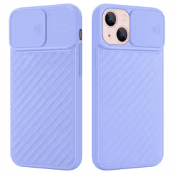 Cadorabo case for Apple iPhone 13 TPU silicone cover camera protection Display Saver Display Protection - Matt Purple