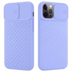 Cadorabo case for Apple iPhone 13 PRO TPU silicone cover camera protection Display Saver Display Protection - Matt Purple