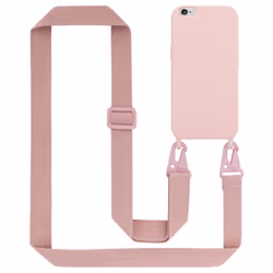 Cadorabo Mobile Phone Chain for Apple iPhone 6 PLUS / 6S PLUS TPU Silicone Case Cover - Pink