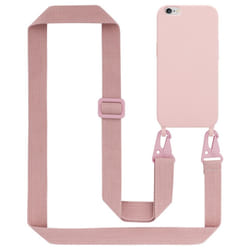 Cadorabo Mobile Phone Chain for Apple iPhone 6 PLUS / 6S PLUS TPU Silicone Case Cover - Pink