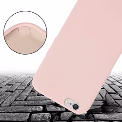 Cadorabo Mobile Phone Chain for Apple iPhone 6 PLUS / 6S PLUS TPU Silicone Case Cover - Pink