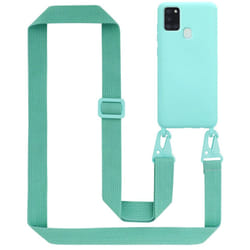 Cadorabo Mobile Phone Chain for Samsung Galaxy A21s TPU Silicone Case Cover - Green