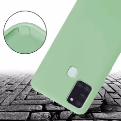 Cadorabo Mobile Phone Chain for Samsung Galaxy A21s TPU Silicone Case Cover - Green