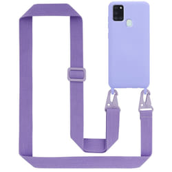 Cadorabo Mobile Phone Chain for Samsung Galaxy A21s TPU Silicone Case Cover - Purple