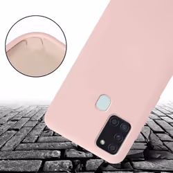 Cadorabo Mobile Phone Chain for Samsung Galaxy A21s TPU Silicone Case Cover - Pink