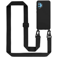 Cadorabo Mobile Phone Chain for Samsung Galaxy A32 4G TPU Silicone Case Cover - Black