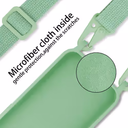 Cadorabo Mobile Phone Chain for Samsung Galaxy A32 4G TPU Silicone Case Cover - Green