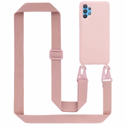 Cadorabo Mobile Phone Chain for Samsung Galaxy A32 4G TPU Silicone Case Cover - Pink