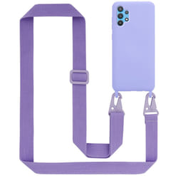 Cadorabo Mobile Phone Chain for Samsung Galaxy A32 5G TPU Silicone Case Cover - Purple