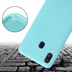 Cadorabo Mobile Phone Chain for Samsung Galaxy A40 TPU Silicone Case Cover - Green