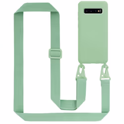 Cadorabo Mobile Phone Chain for Samsung Galaxy S10 4G TPU Silicone Case Cover - Green