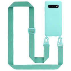 Cadorabo Mobile Phone Chain for Samsung Galaxy S10 PLUS TPU Silicone Case Cover - Green