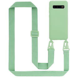 Cadorabo Mobile Phone Chain for Samsung Galaxy S10 PLUS TPU Silicone Case Cover - Green