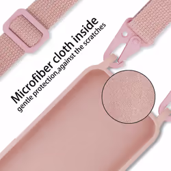 Cadorabo Mobile Phone Chain for Samsung Galaxy S10 PLUS TPU Silicone Case Cover - Pink
