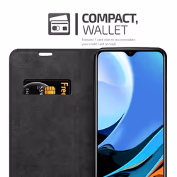 Cadorabo DE-155081 mobile phone case 16.6 cm (6.53") Flip case Black