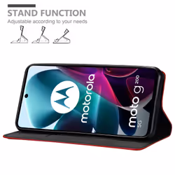 Cadorabo DE-155098 mobile phone case 17.3 cm (6.8") Flip case Red