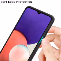 Cadorabo Case for Samsung Galaxy A22 5G Cover Protection TPU Silicone Gel Back case - Black