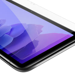 Cadorabo Tempered Glass for Samsung Galaxy Tab A7 (10.4 inch) Screen Protection 3D Touch for 9H Hardness Display Saver Protective Film