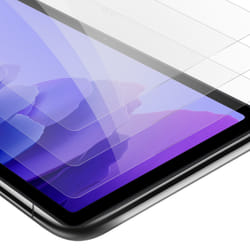 Cadorabo 3x Tempered Glass for Samsung Galaxy Tab A7 (10.4 inch) Protection Film 3D Touch for 9H Hardness Bulletproof Display Saver