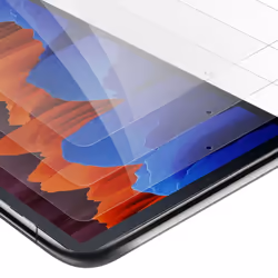 Cadorabo 3x Tempered Glass for Samsung Galaxy Tab S7 (11 inch) Protection Film 3D Touch for 9H Hardness Bulletproof Display S ...