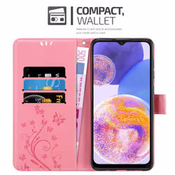 Cadorabo DE-156772 mobile phone case 16.8 cm (6.6") Flip case Pink