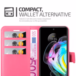 Cadorabo DE-156826 mobile phone case 17 cm (6.7") Flip case Pink