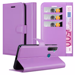 Cadorabo Case for Realme 5 PRO / Realme Q Cover Book Wallet Protection PU Leather Etui magnetic closure card slot - PASTEL PU ...