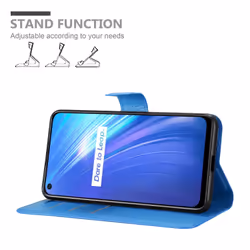 Cadorabo DE-156897 mobile phone case 16.5 cm (6.5") Flip case Blue