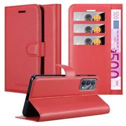 Cadorabo DE-156939 mobile phone case 16.3 cm (6.43") Flip case Red
