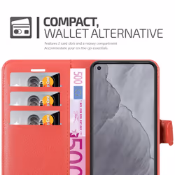 Cadorabo DE-156939 mobile phone case 16.3 cm (6.43") Flip case Red