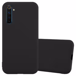 Cadorabo Case for Realme 6 PRO Cover Protection TPU Silicone Gel Back case Candy Design - CANDY BLACK
