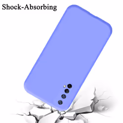Cadorabo Case for Realme 7 5G Cover Protection TPU Silicone Gel - LIQUID LIGHT PURPLE