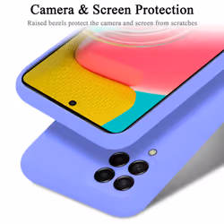 Cadorabo Case for Samsung Galaxy M53 5G Cover Protection TPU Silicone Gel - LIQUID LIGHT PURPLE